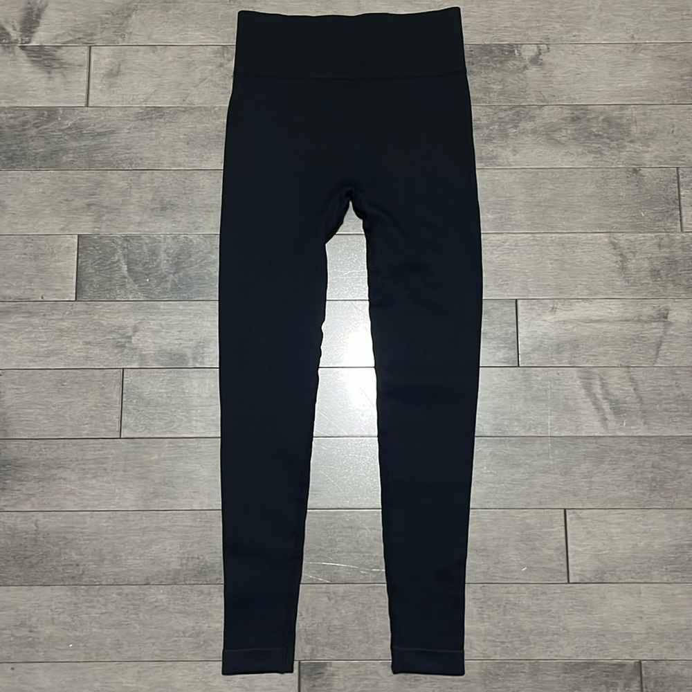 AliExpress Seamless Ribbed Leggings - Black - Small